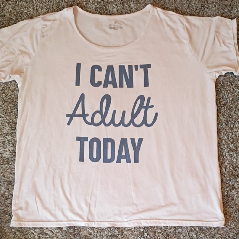 Bobbie Brooks Light Pink Sleepwear Tee